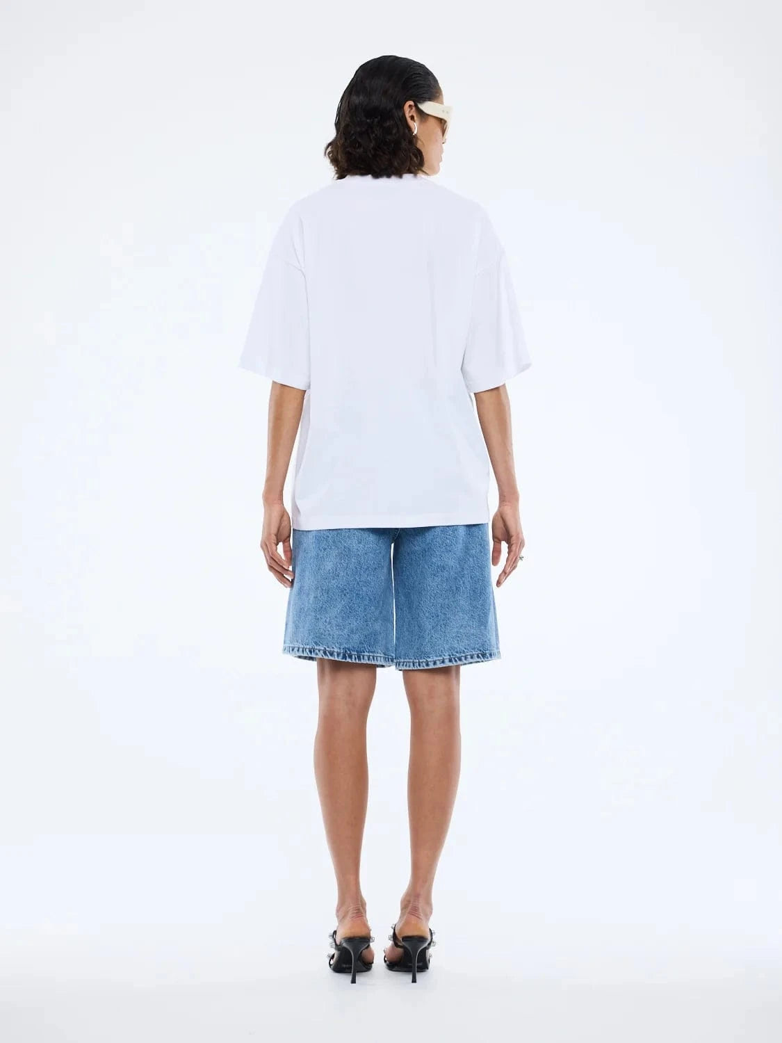 Ena Pelly Tees Blurred Daisy Frame - Vintage White