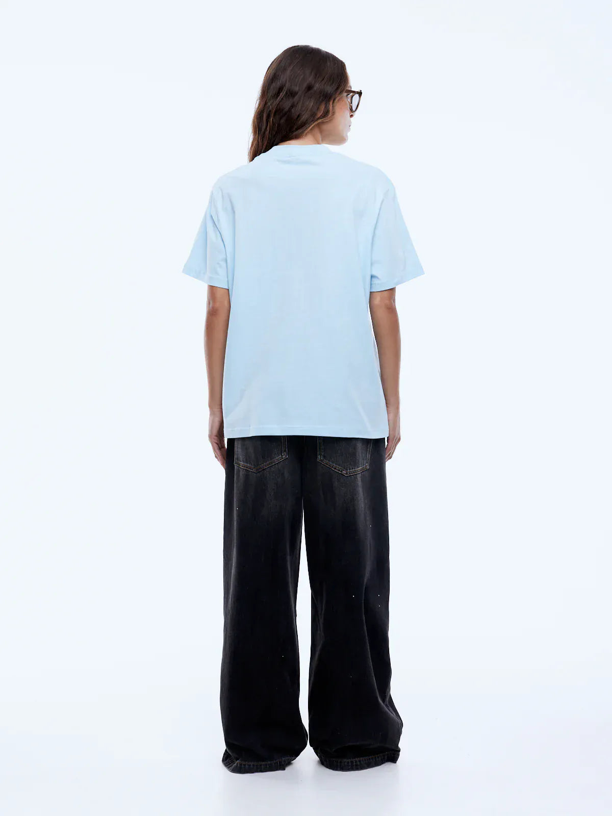 Ena Pelly Tees Collegiate Tee - Light Blue