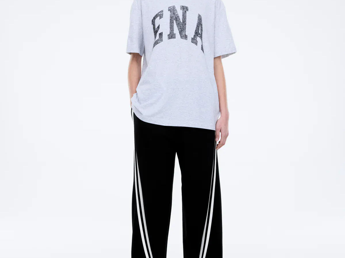 Ena Pelly Tees Ena Pelly | Jessie Oversized Tee College - Mid Grey Marle
