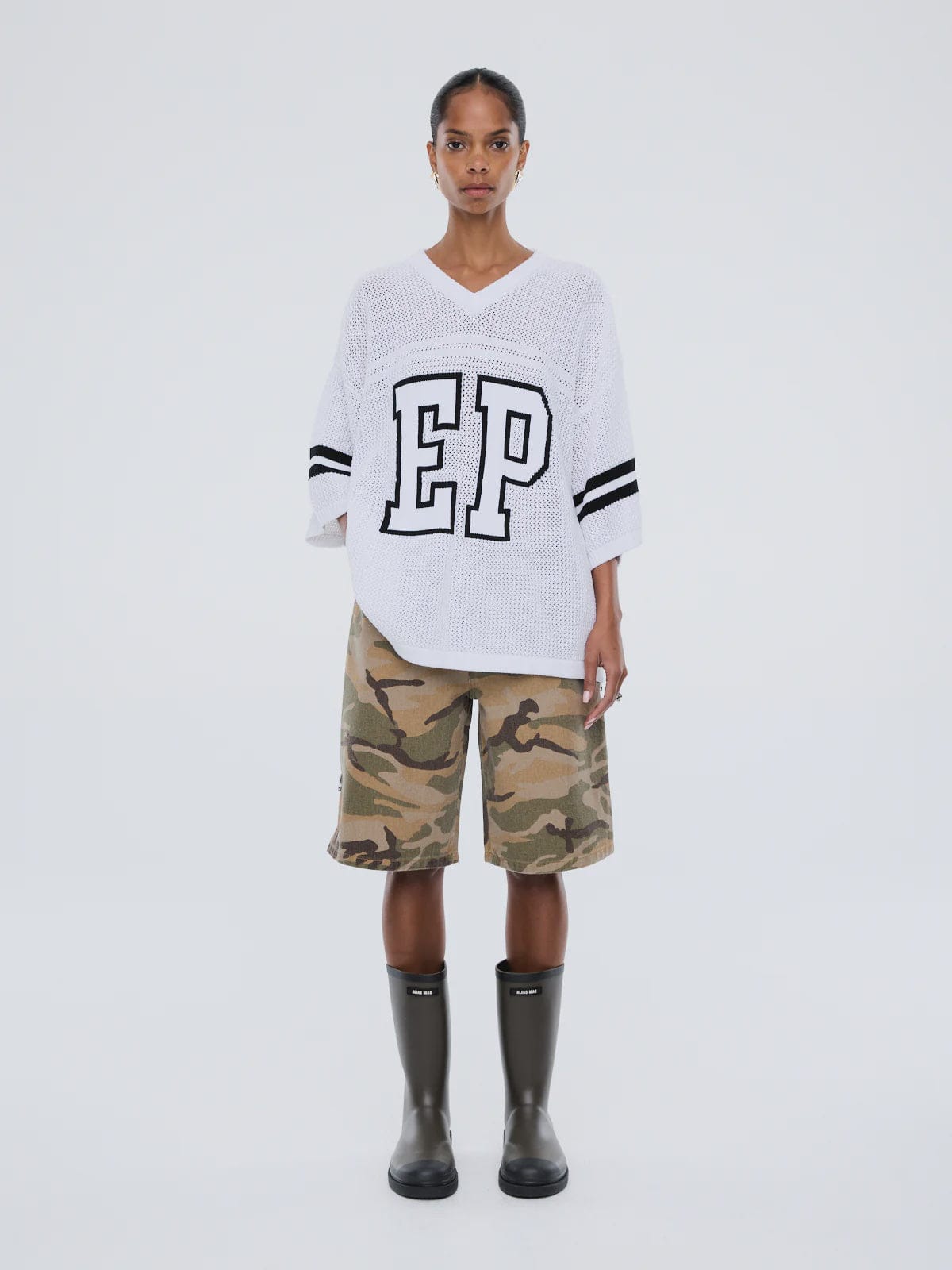 Ena Pelly Tees Harper Crochet Jersey