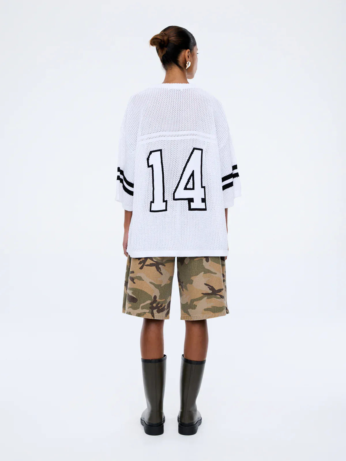 Ena Pelly Tees Harper Crochet Jersey