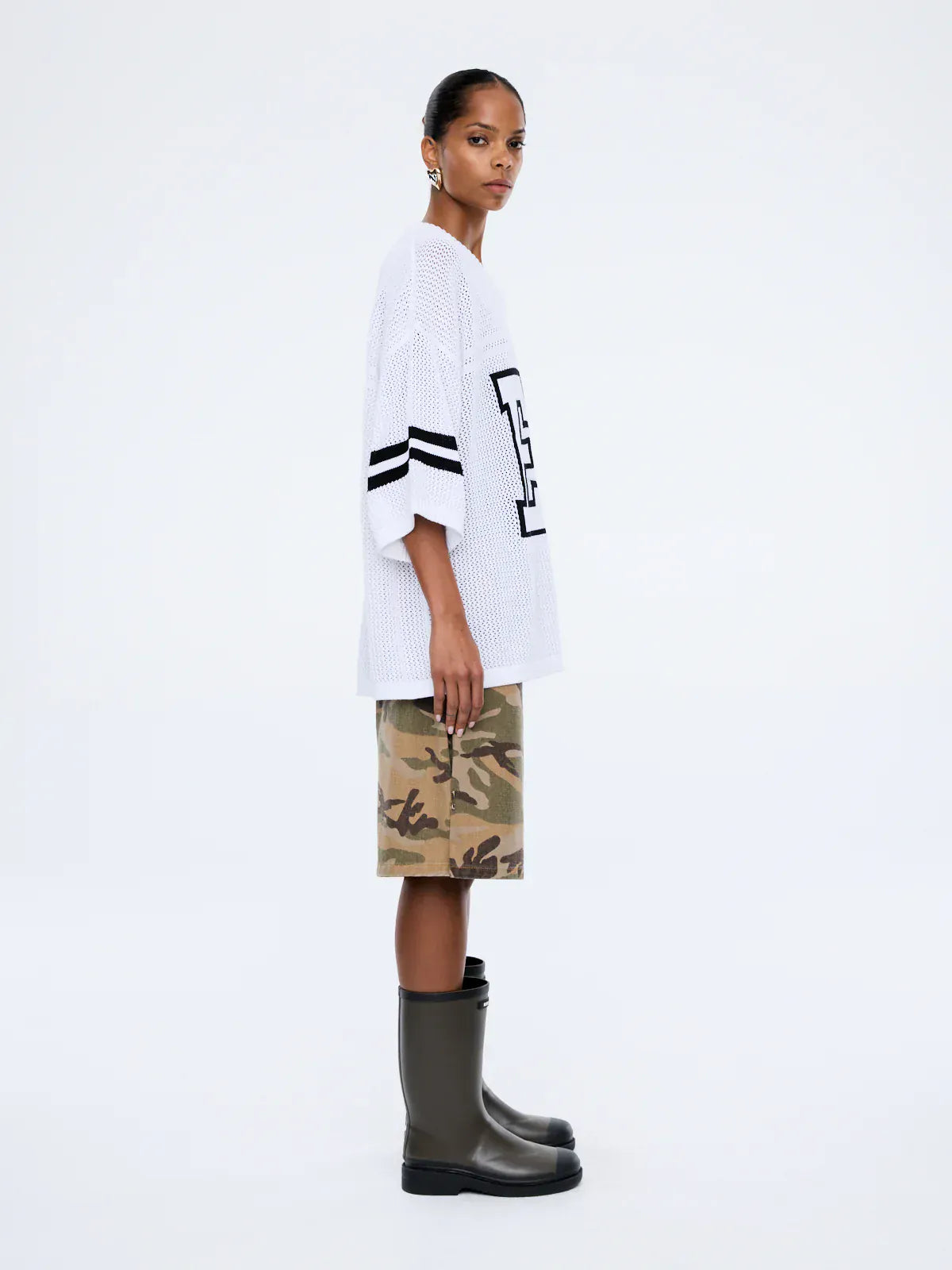 Ena Pelly Tees Harper Crochet Jersey