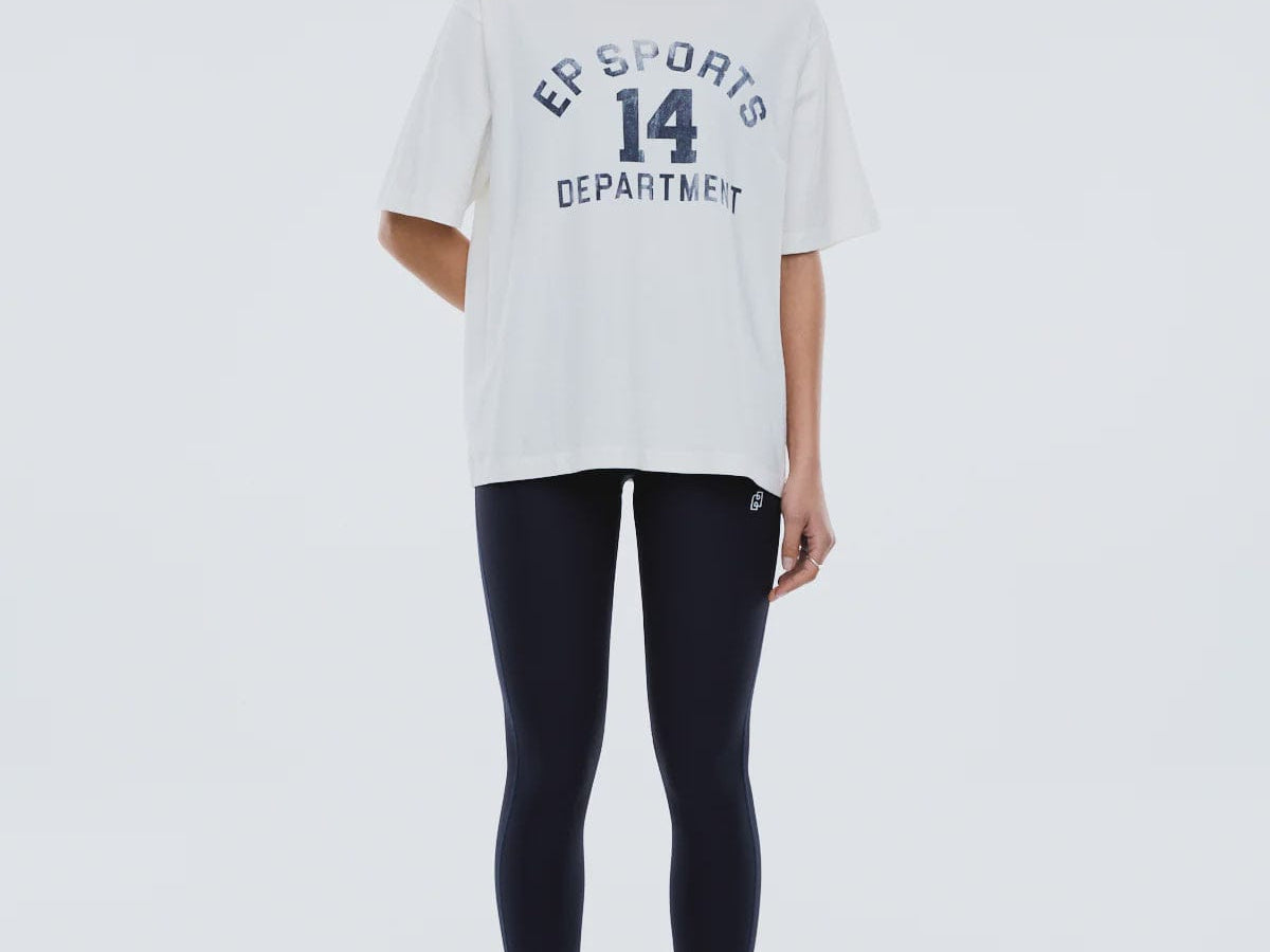 Ena Pelly Tees Mel Ringer Tee - Vintage White