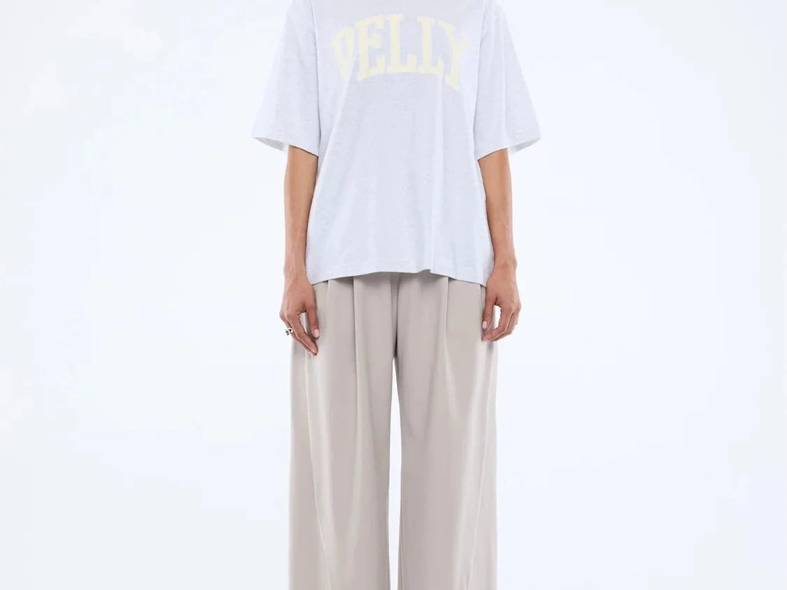 Ena Pelly Tees Pelly Collegiate Tee - White Marle