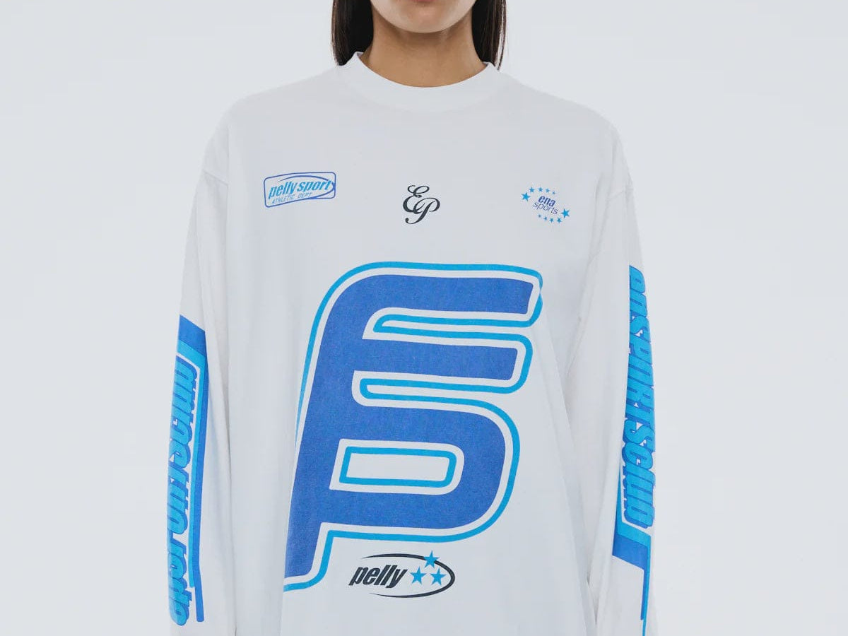 Ena Pelly Tees Pelly Sport Jersey - Vintage White