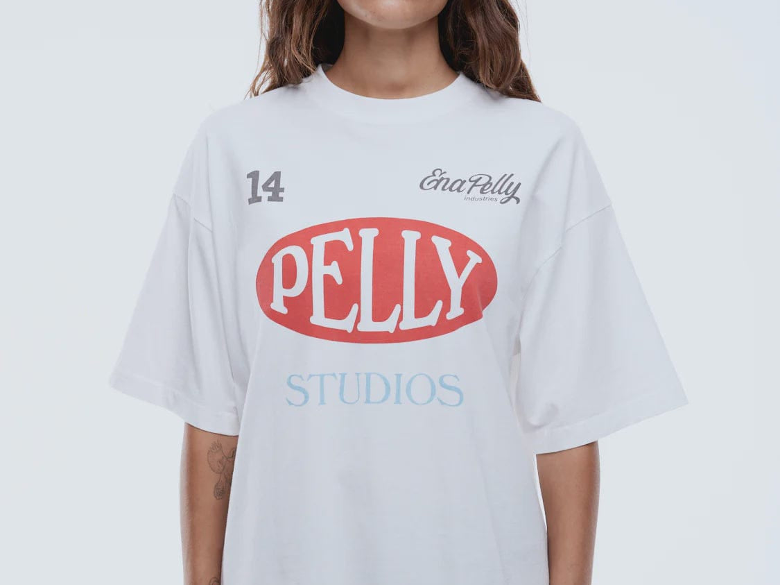 Ena Pelly Tees Pelly Sport Tee - Vintage White