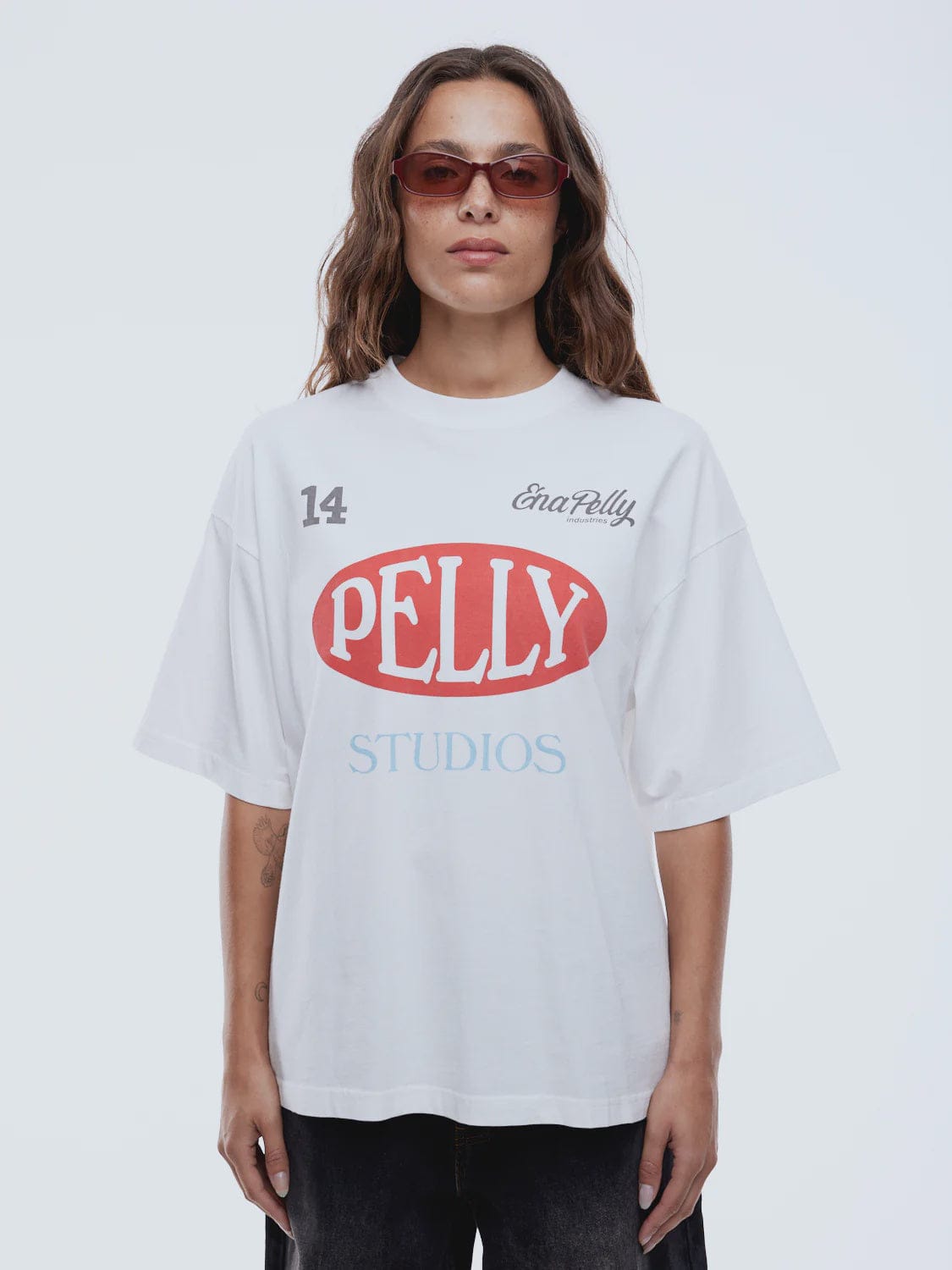Ena Pelly Tees Pelly Sport Tee - Vintage White