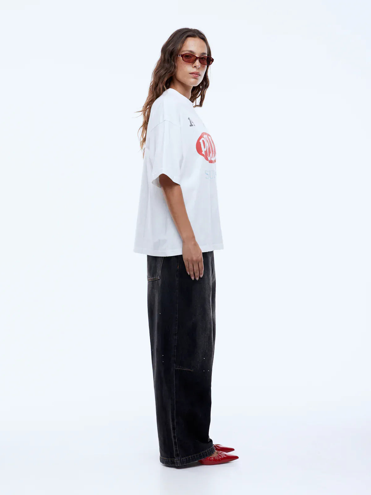 Ena Pelly Tees Pelly Sport Tee - Vintage White
