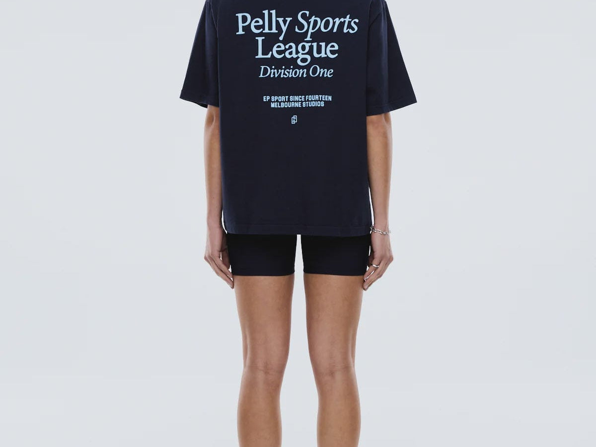 Ena Pelly Tees Pelly Sports League Tee - Navy