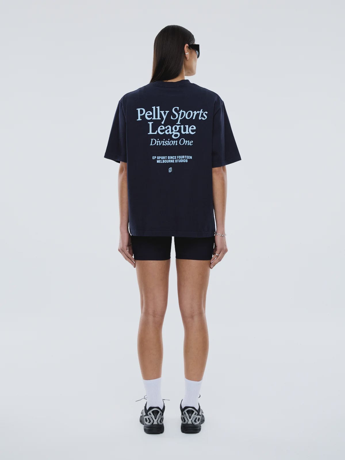 Ena Pelly Tees Pelly Sports League Tee - Navy