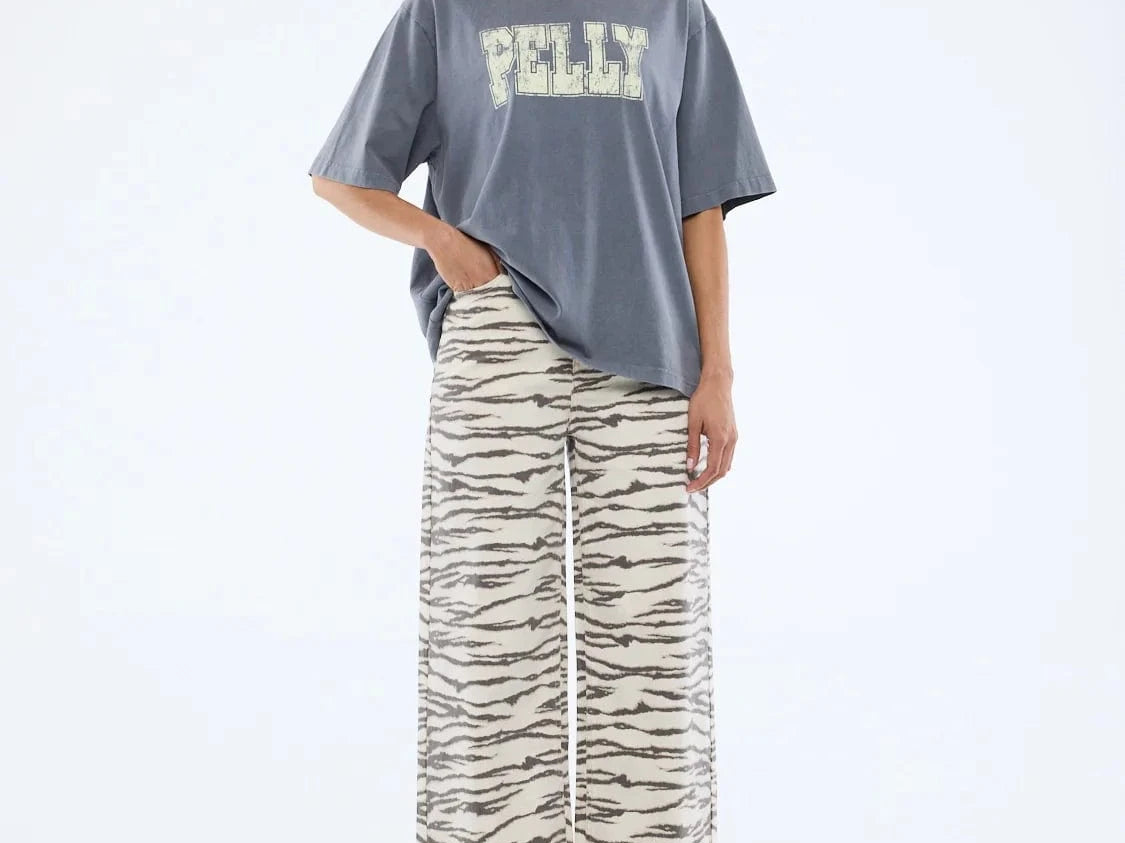 Ena Pelly Tees Pelly World Tour Tee - Washed Grey