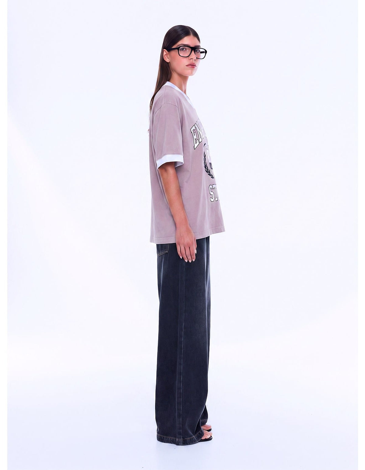 Ena Pelly Tees Tate Jersey - Vintage Rose/ EP Studios