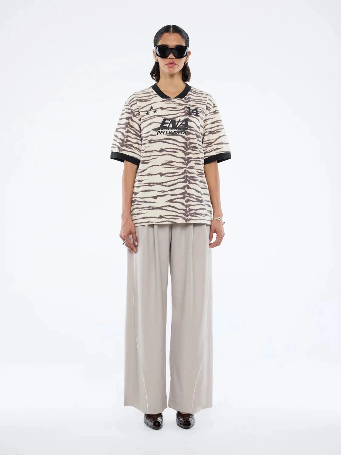 Ena Pelly Tees Tiger Ena Team Tee - Tiger Print