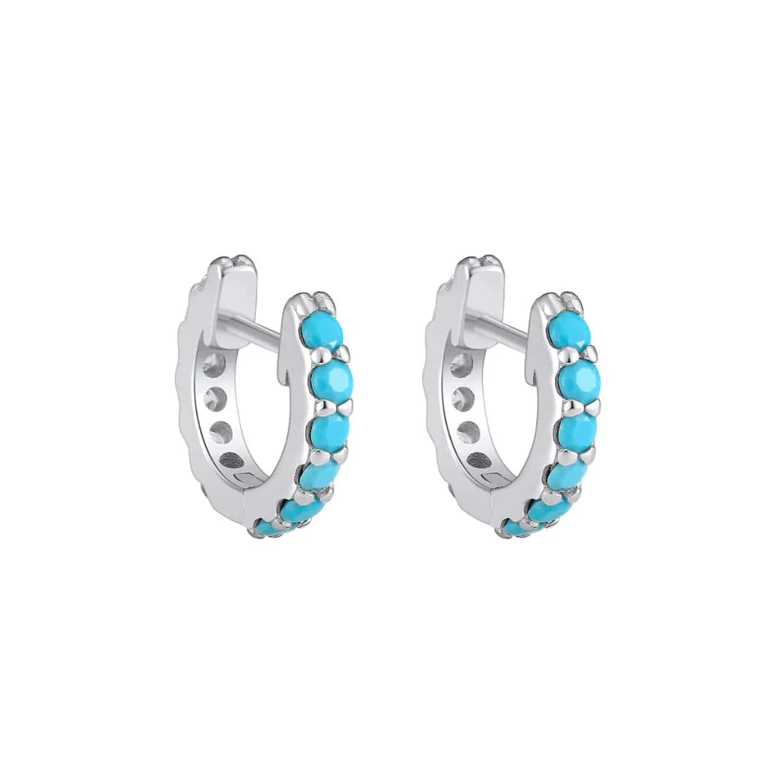 Ever Jewellery Earrings Ever Jewellery | Circuit Huggie Earrings