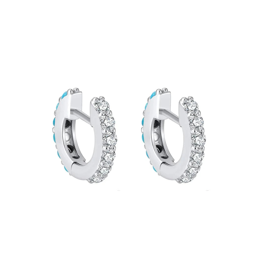 Ever Jewellery Earrings Ever Jewellery | Circuit Huggie Earrings