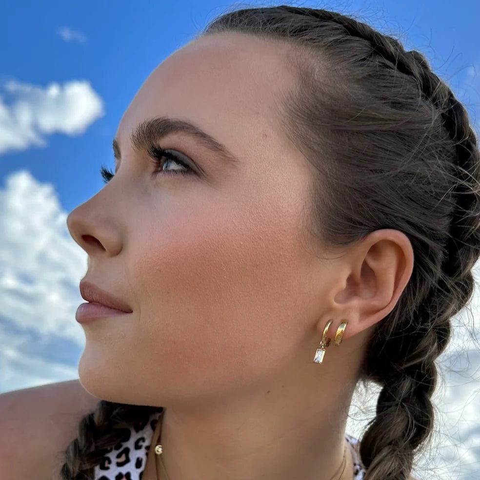 Ever Jewellery Earrings Ever Jewellery | Trackside Huggie Earrings