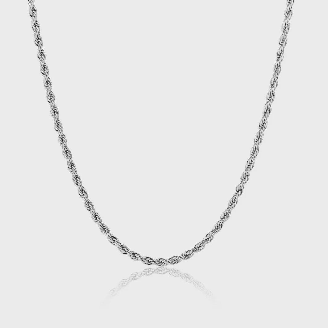 Ever Jewellery Necklaces Ever Jewellery | Perform Rope Silver Necklace