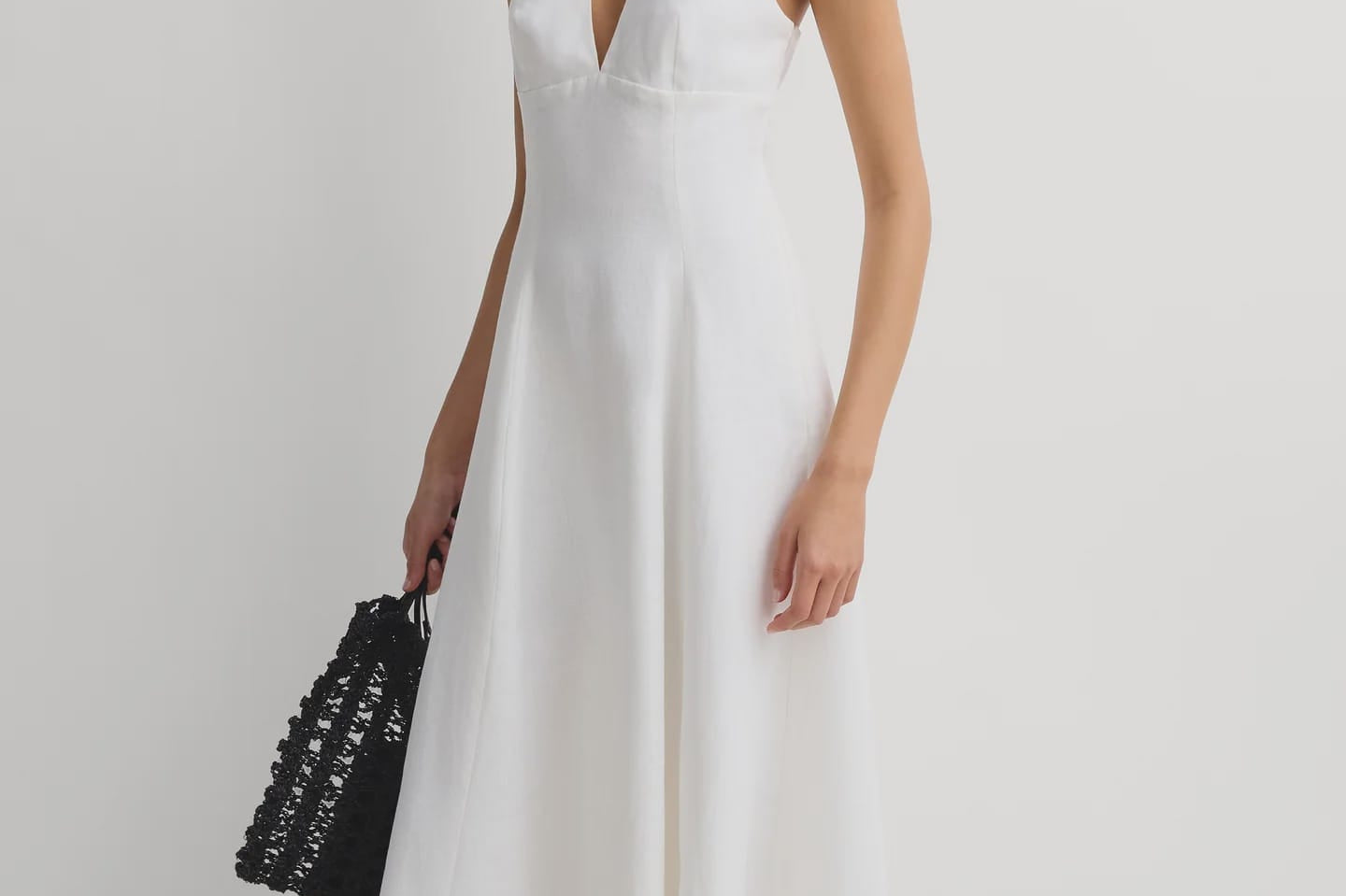 Faithfull The Brand Dresses - Event Marais Midi Dress - White
