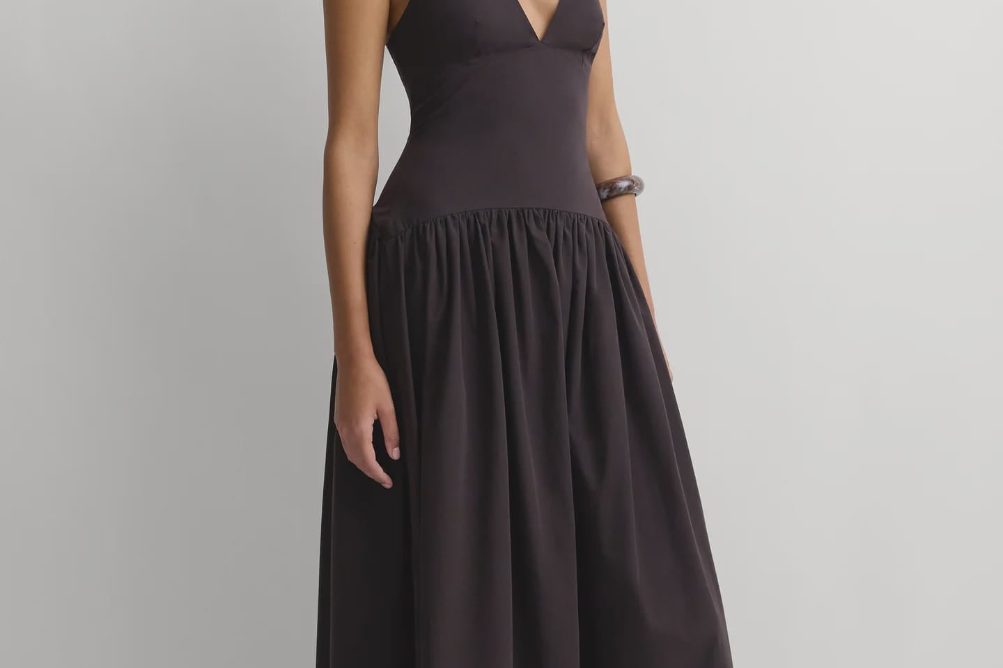 Faithfull The Brand Dresses - Event Palmiera Midi Dress - Carob