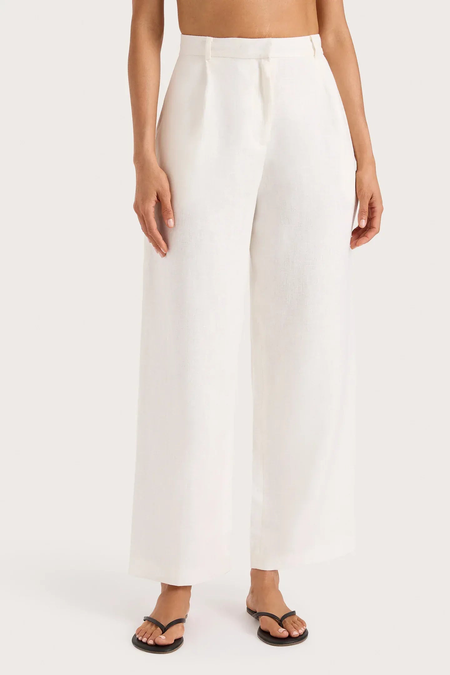 Faithfull The Brand Pants - Tailored Stevie Trouser - White