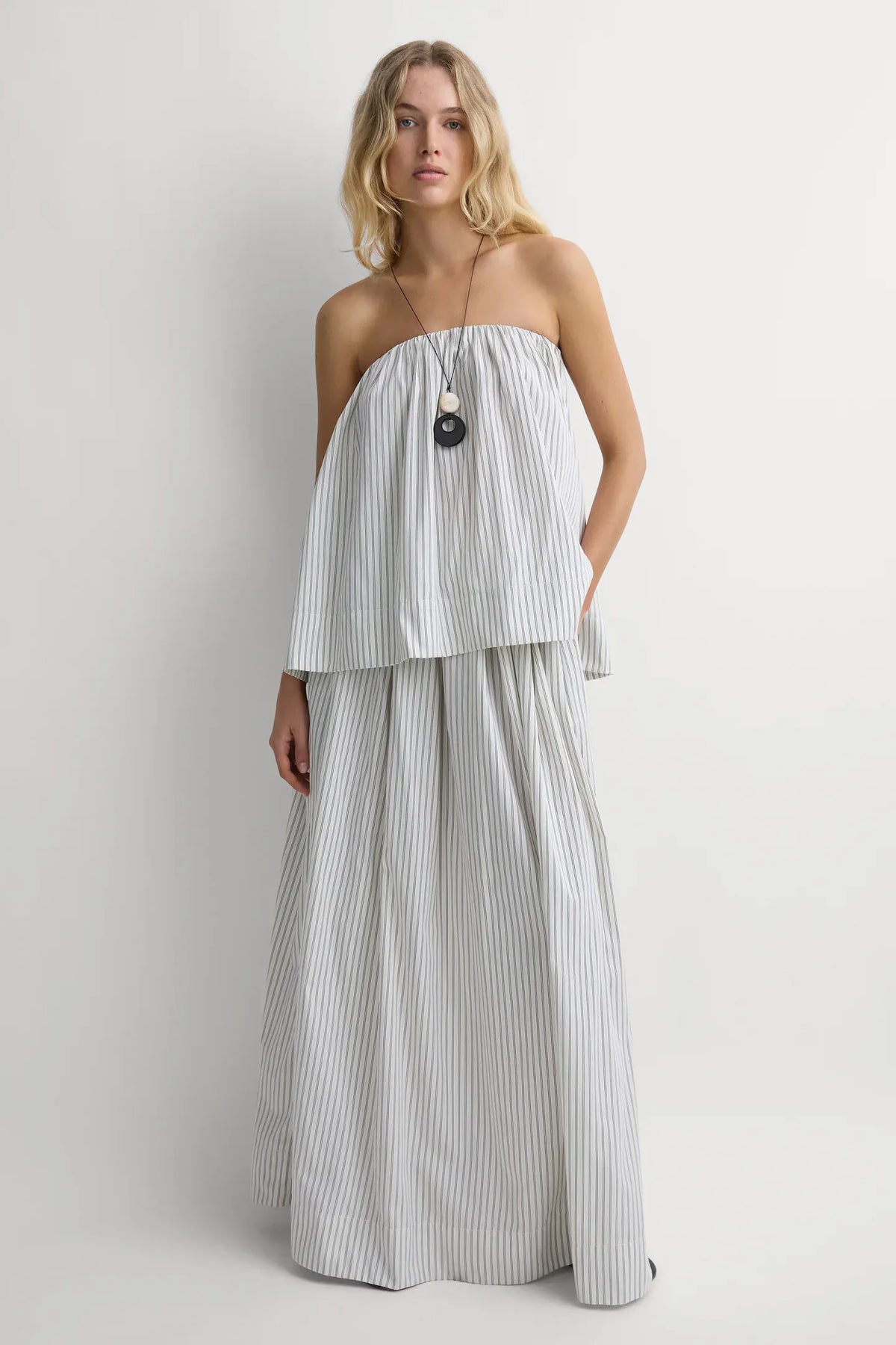 Faithfull The Brand Skirts - Casual Eliana Skirt - Oliva Stripe