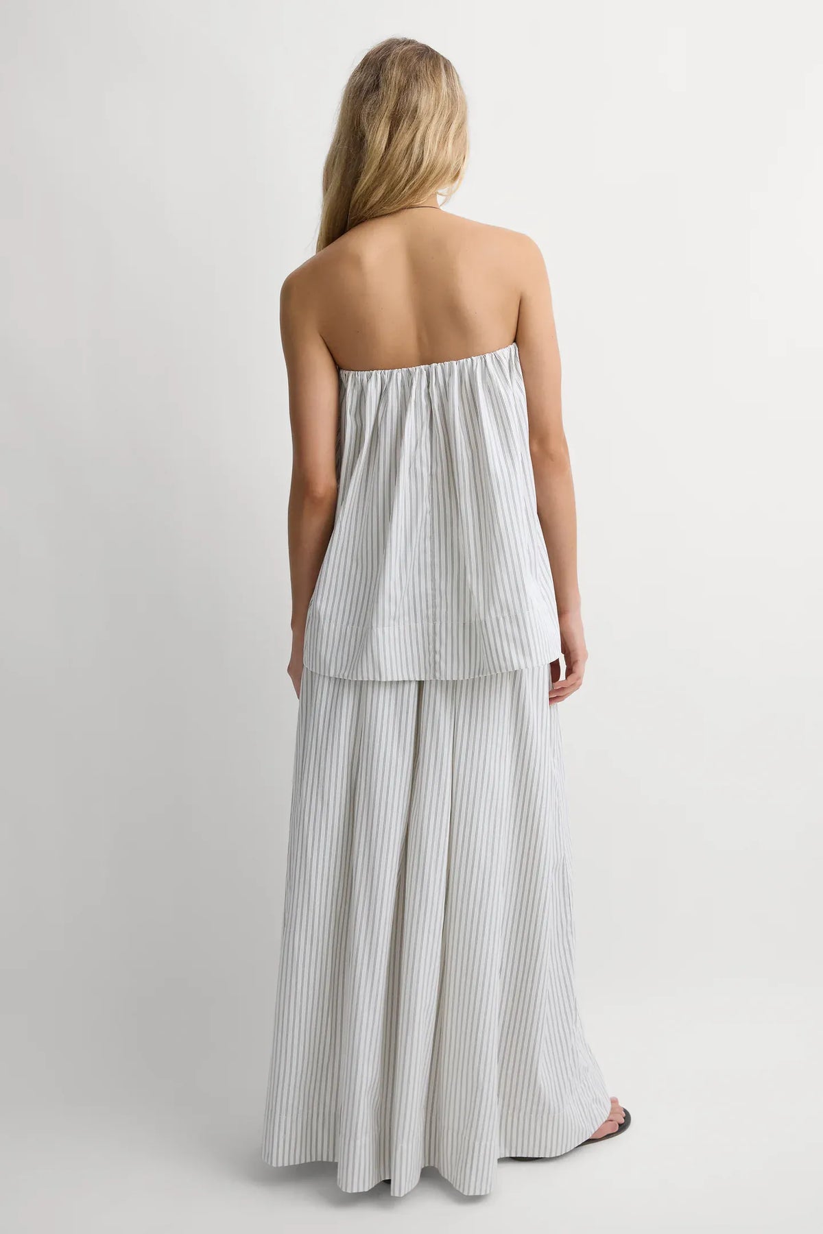 Faithfull The Brand Tops - Casual Maura Top - Oliva Stripe