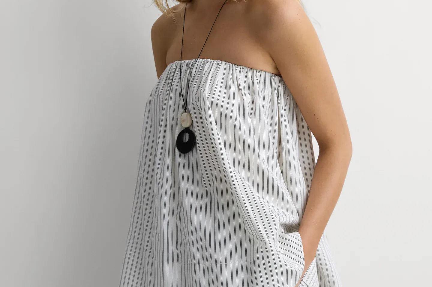 Faithfull The Brand Tops - Casual Maura Top - Oliva Stripe