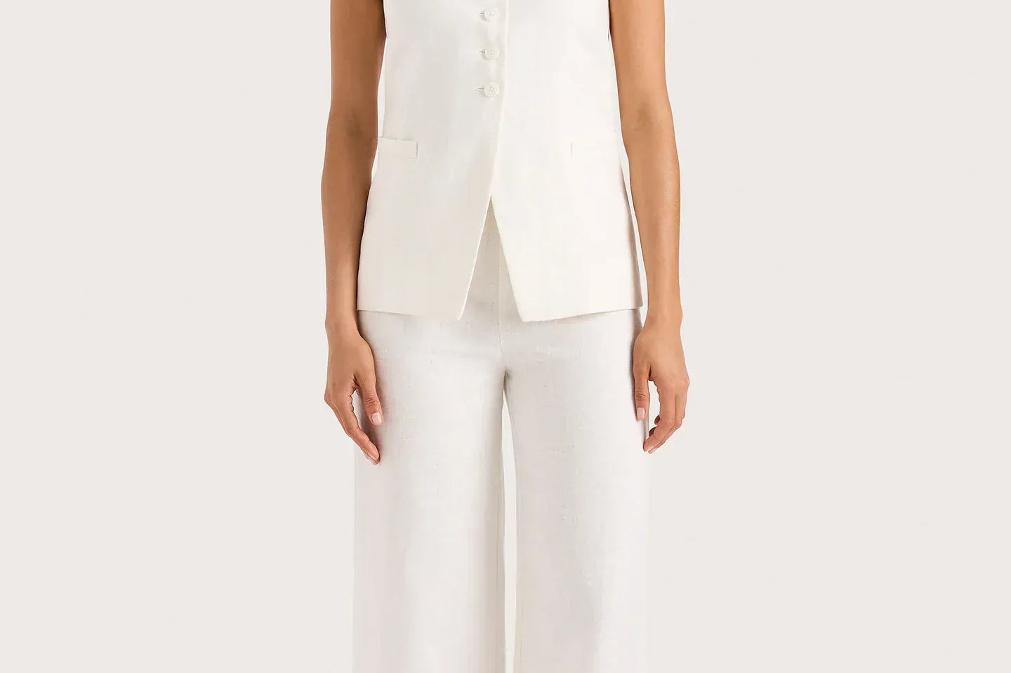 Faithfull The Brand Vests Jackie Vest - White