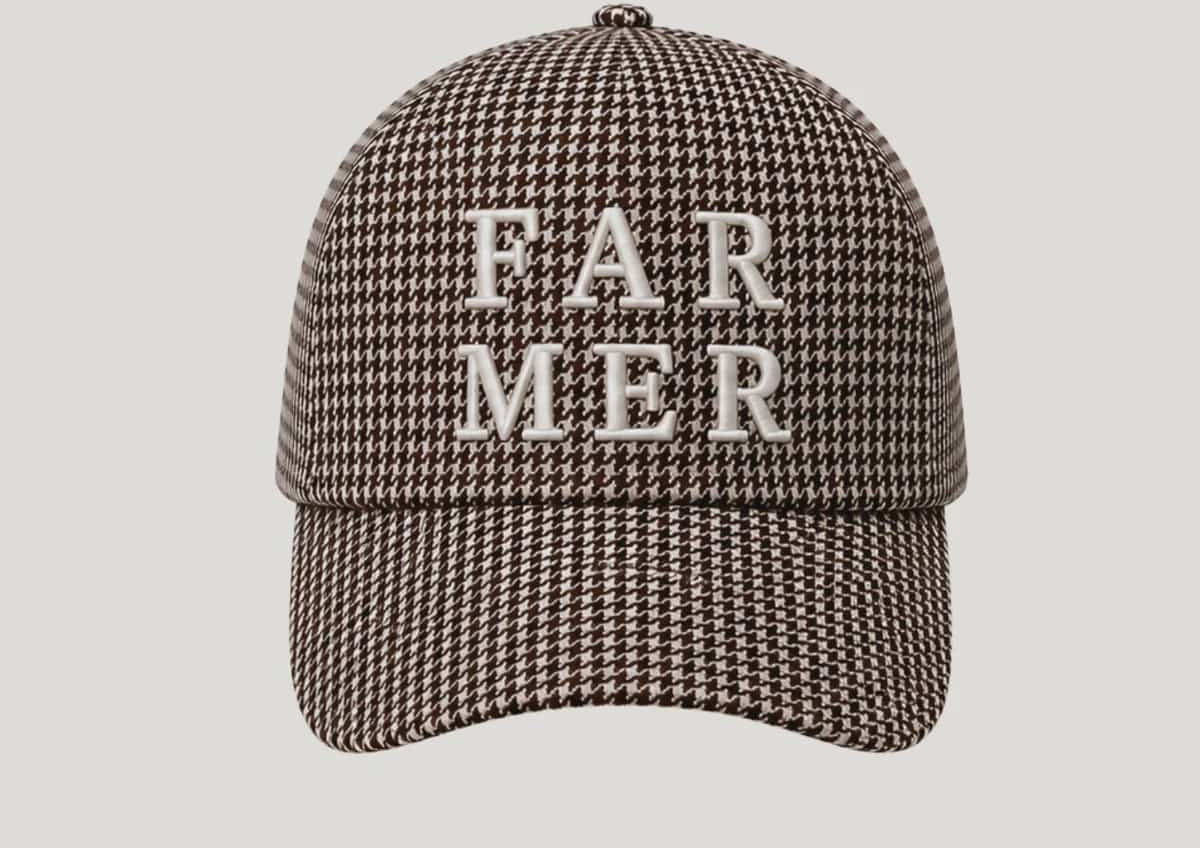 FAR MER By Whitney Hats/Headpieces FM Houndstooth Cap