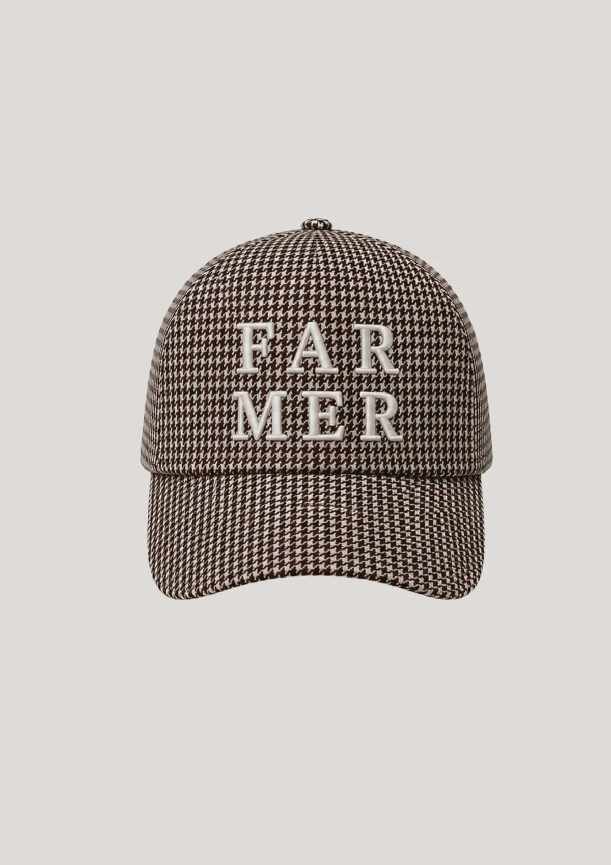 FAR MER By Whitney Hats/Headpieces FM Houndstooth Cap