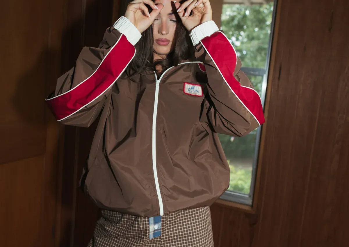 FAR MER By Whitney Jackets Bronc Patch Windbreaker