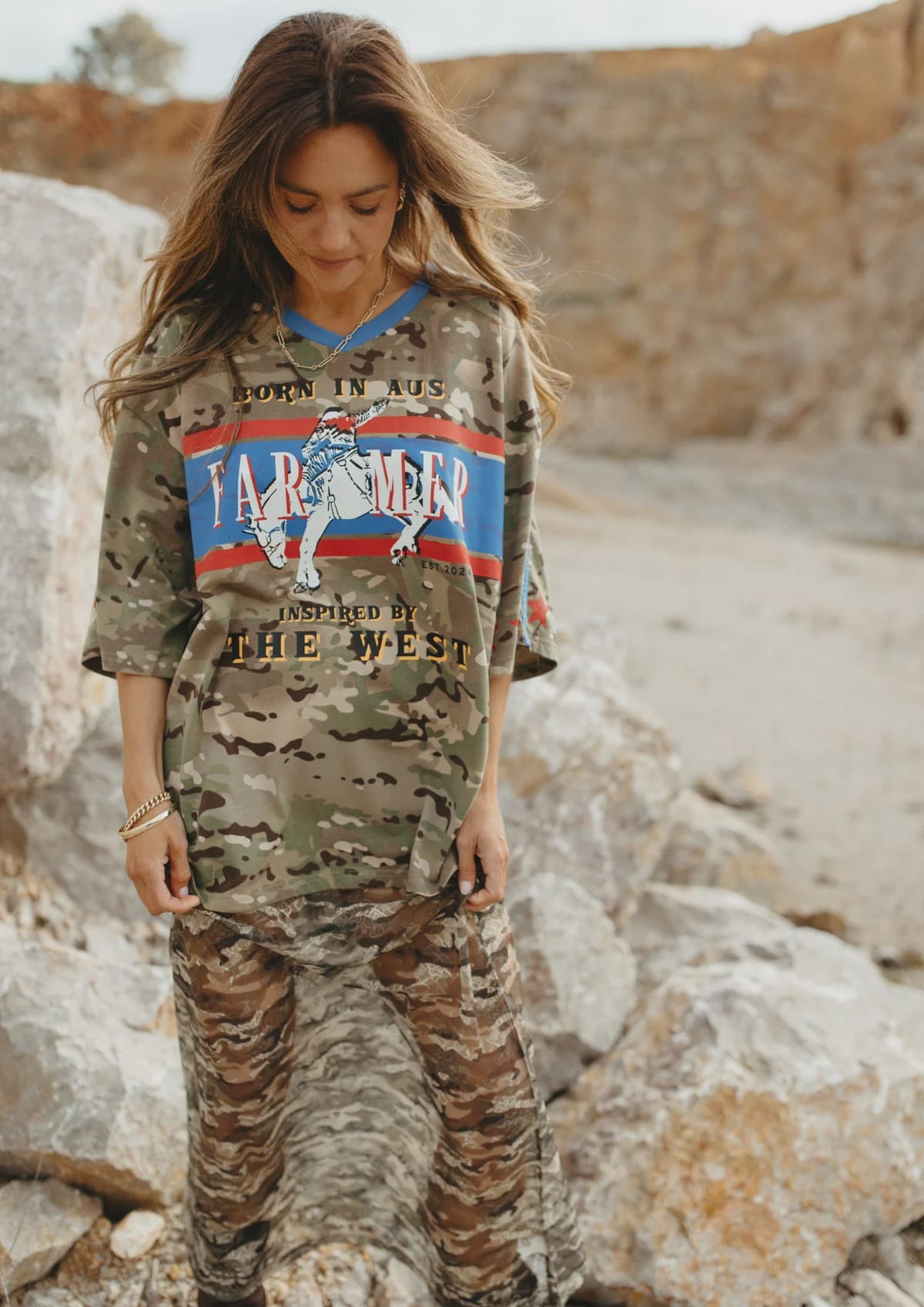 FAR MER By Whitney Tees Born In Aus Vee - Camo