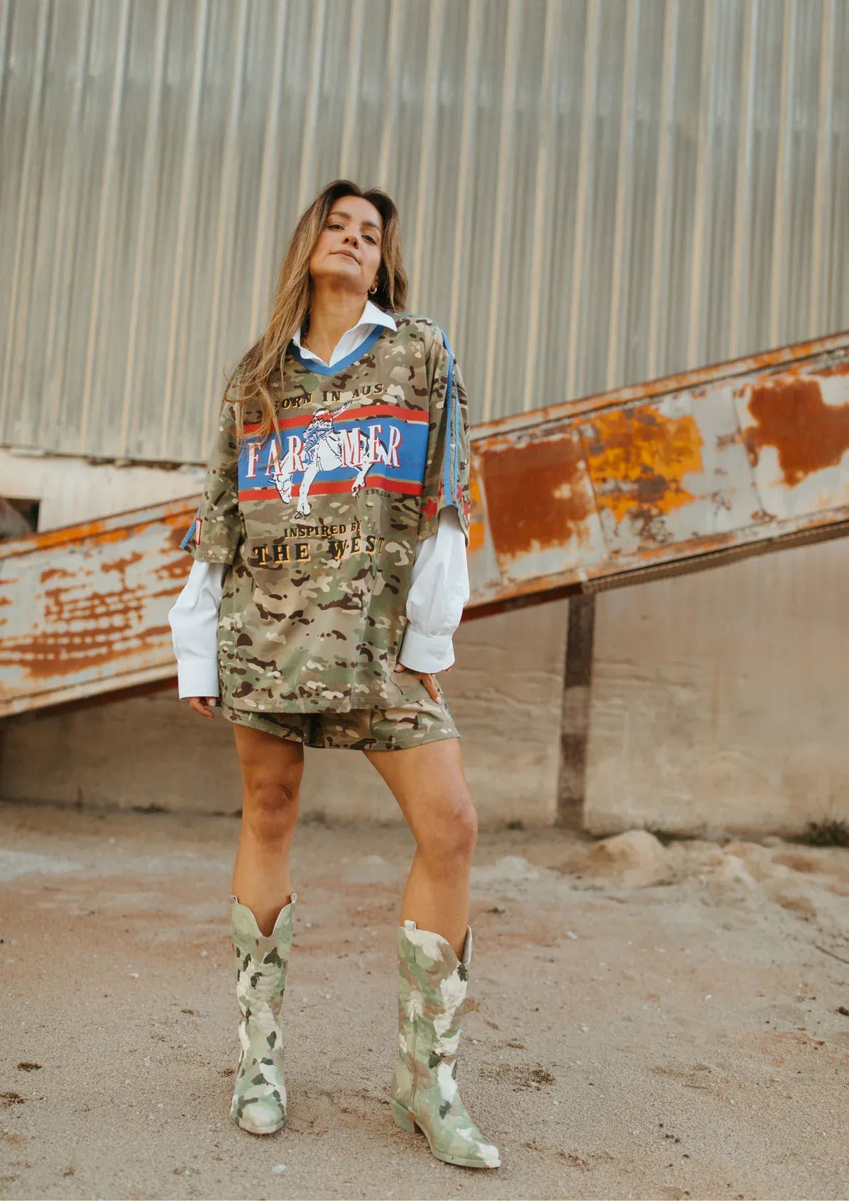 FAR MER By Whitney Tees Born In Aus Vee - Camo