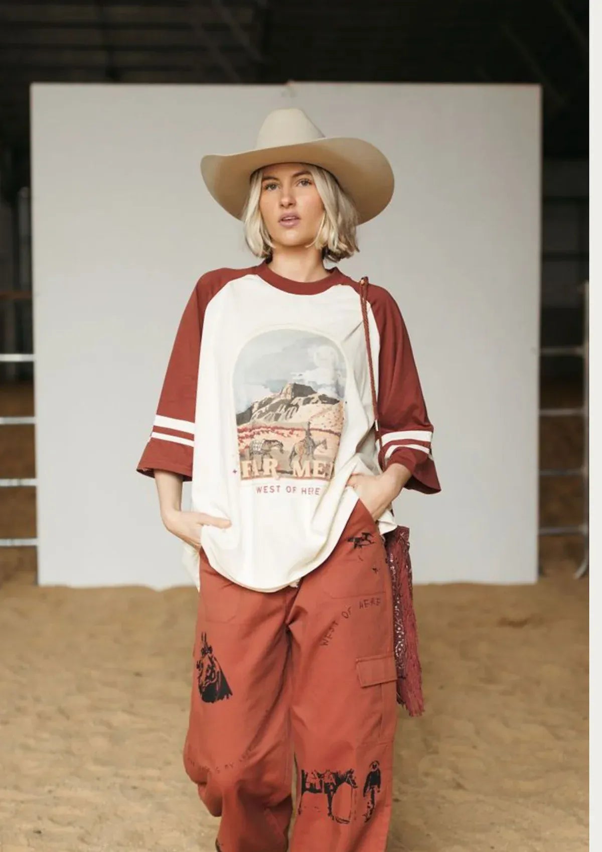 FAR MER By Whitney Tees West Of Here Raglan