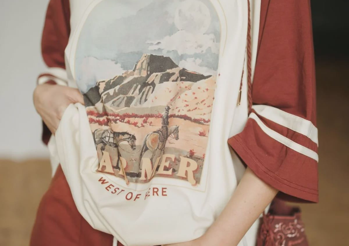 FAR MER By Whitney Tees West Of Here Raglan