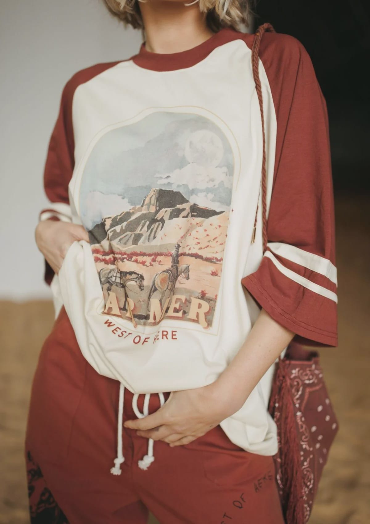 FAR MER By Whitney Tees West Of Here Raglan