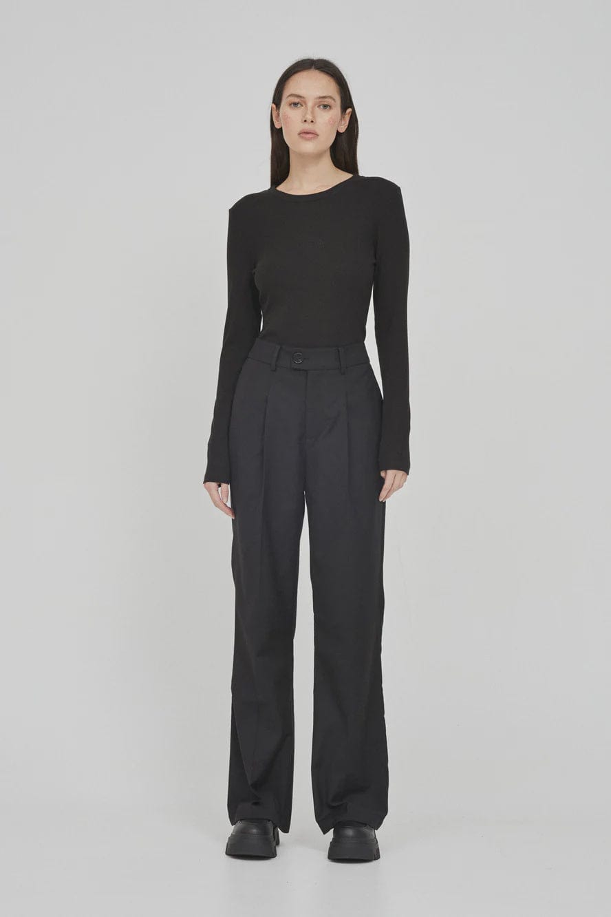 Friend Of Audrey Pants - Tailored Friend Of Audrey | Banks Tailored Trouser - Black