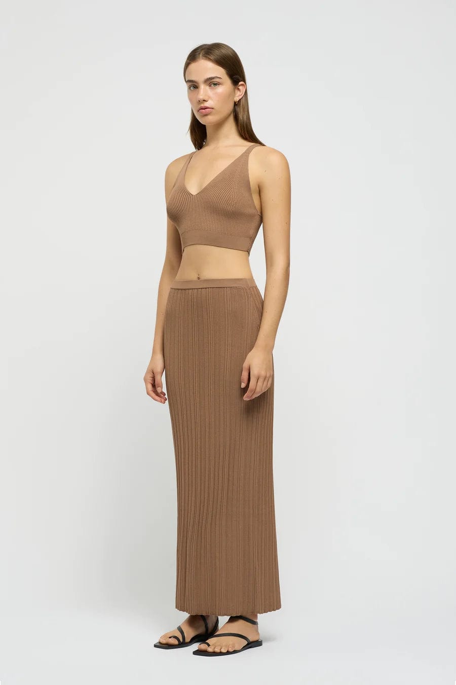 Friend Of Audrey Skirts - Formal Friend Of Audrey | Reflection Ribbed Knit Skirt
