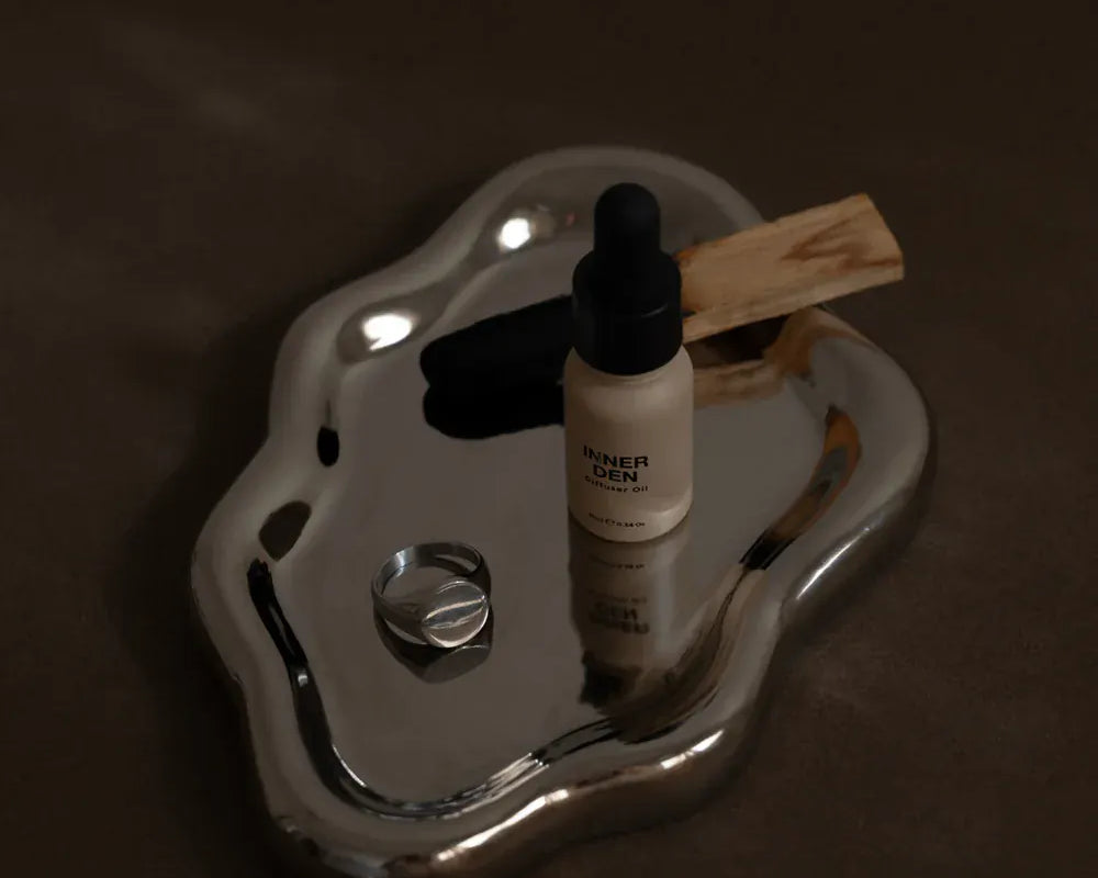 Gentle Habits Ceramics Ceramic Display Plate - Silver