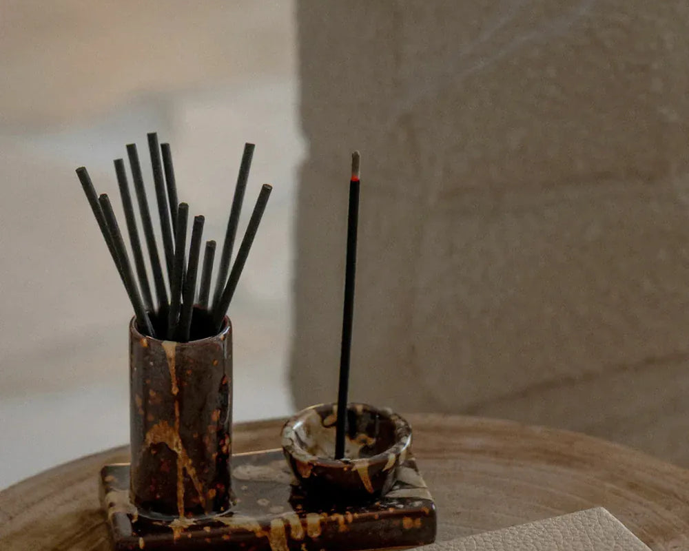 Gentle Habits Ceramics Ceramic Incense Holder - Chocolate