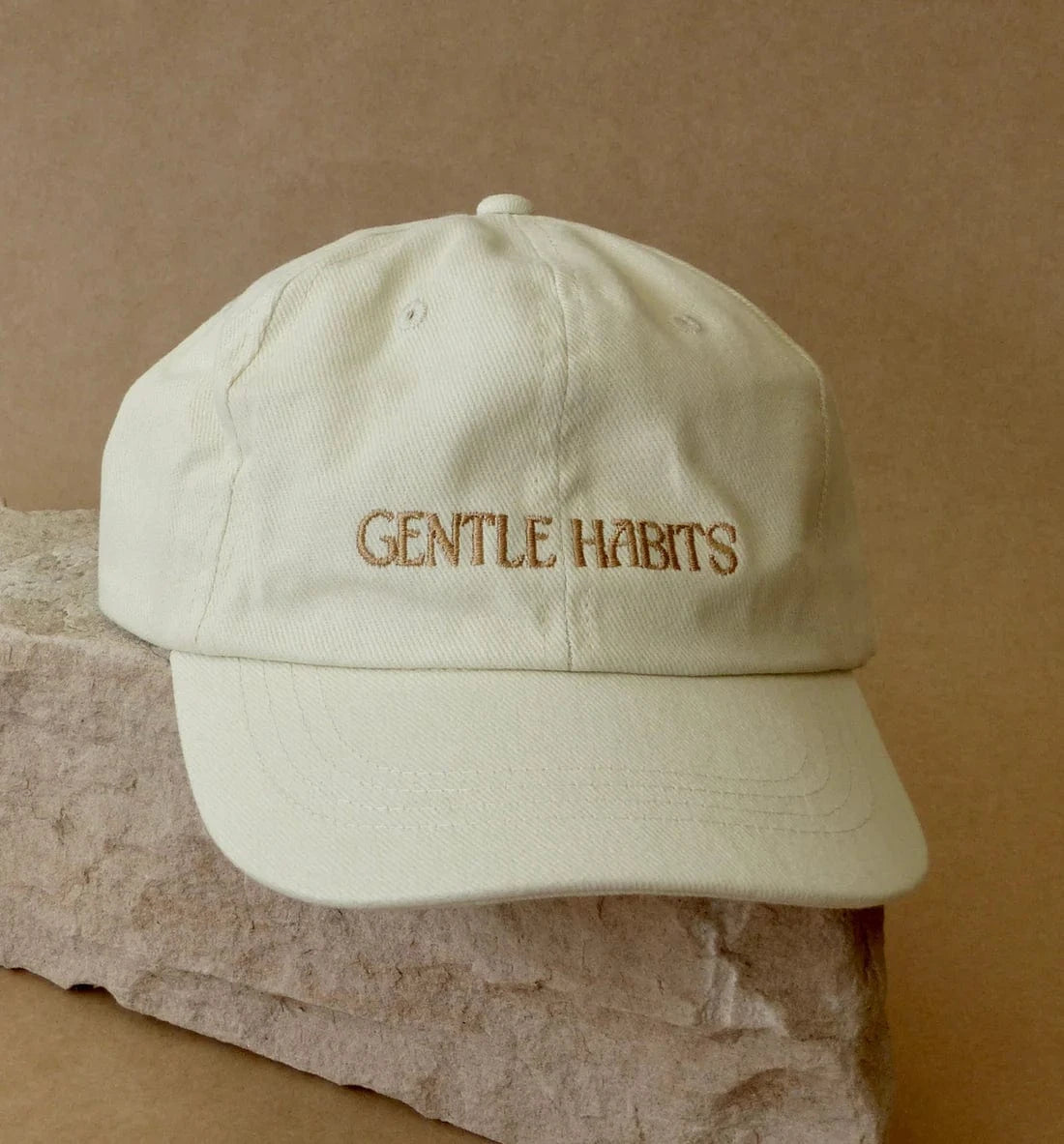 Gentle Habits Hats/Headpieces Gentle Habits | Postive Outcomes Cap - Cream/Tobacco