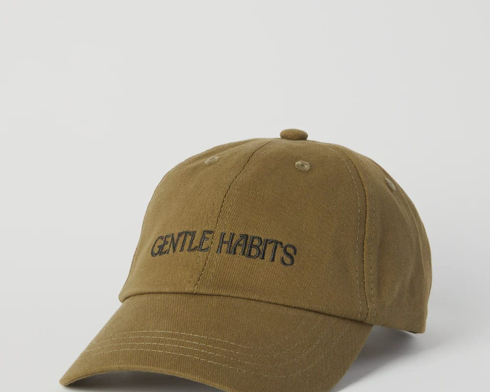 Gentle Habits Hats/Headpieces Positive Outcomes Cap - Olive/Black