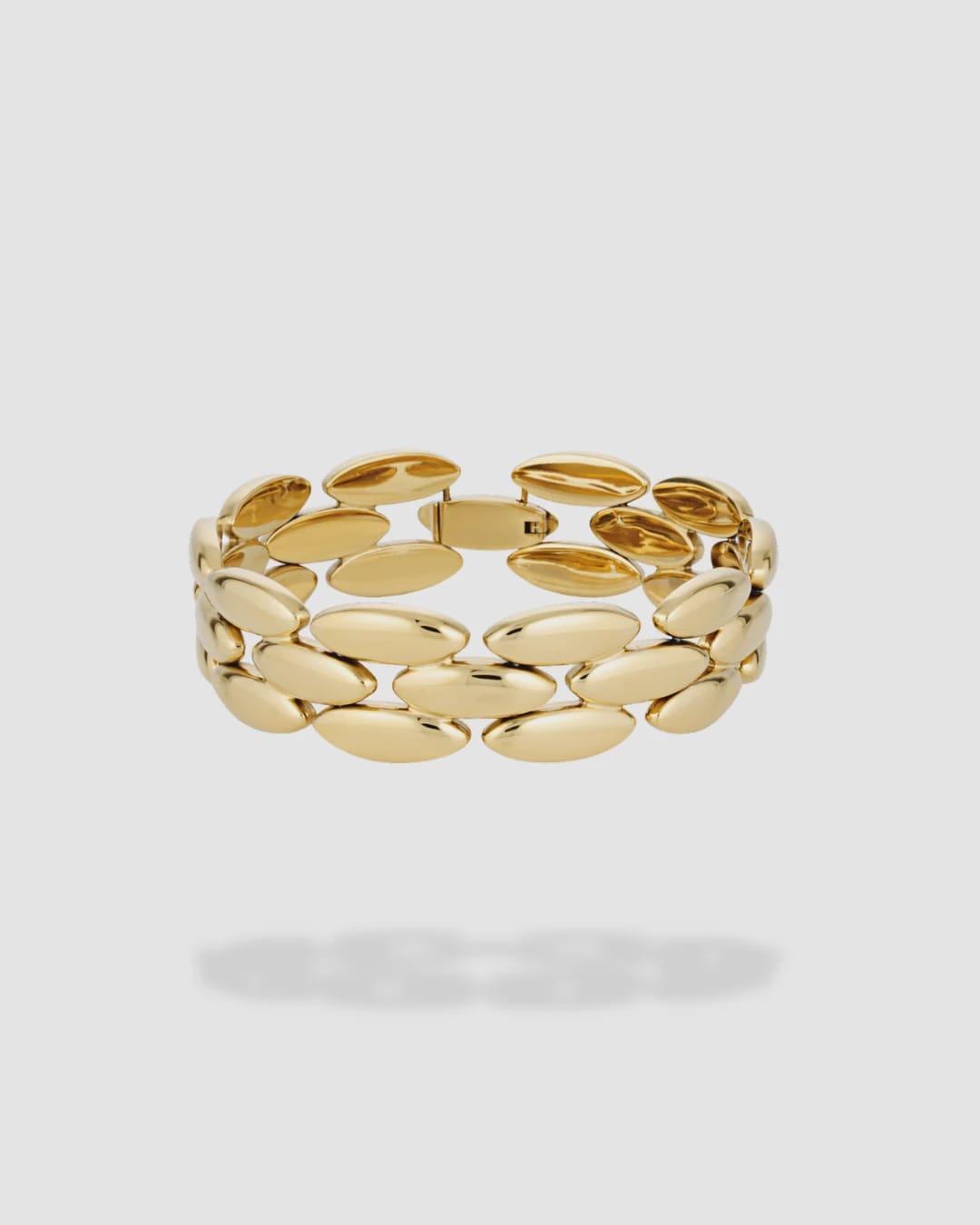 Gimme Bracelets Seed Watchband Bracelet - Gold