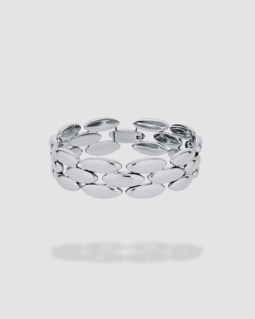Gimme Bracelets Seed Watchband Bracelet - Silver
