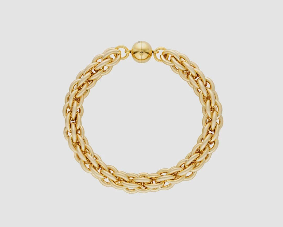 Gimme Bracelets Tangled Chain Bracelet - Gold