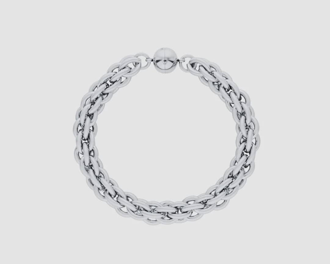 Gimme Bracelets Tangled Chain Bracelet - Silver