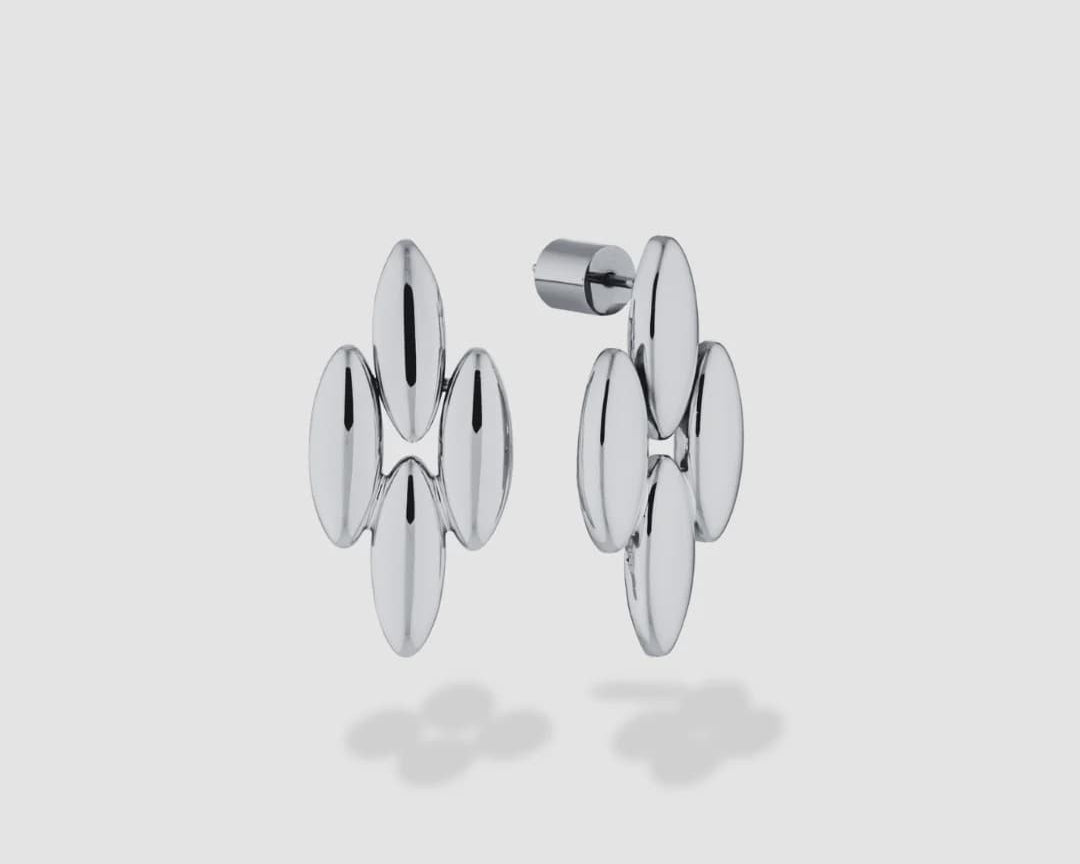 Gimme Earrings Seed Short Earrings - Silver