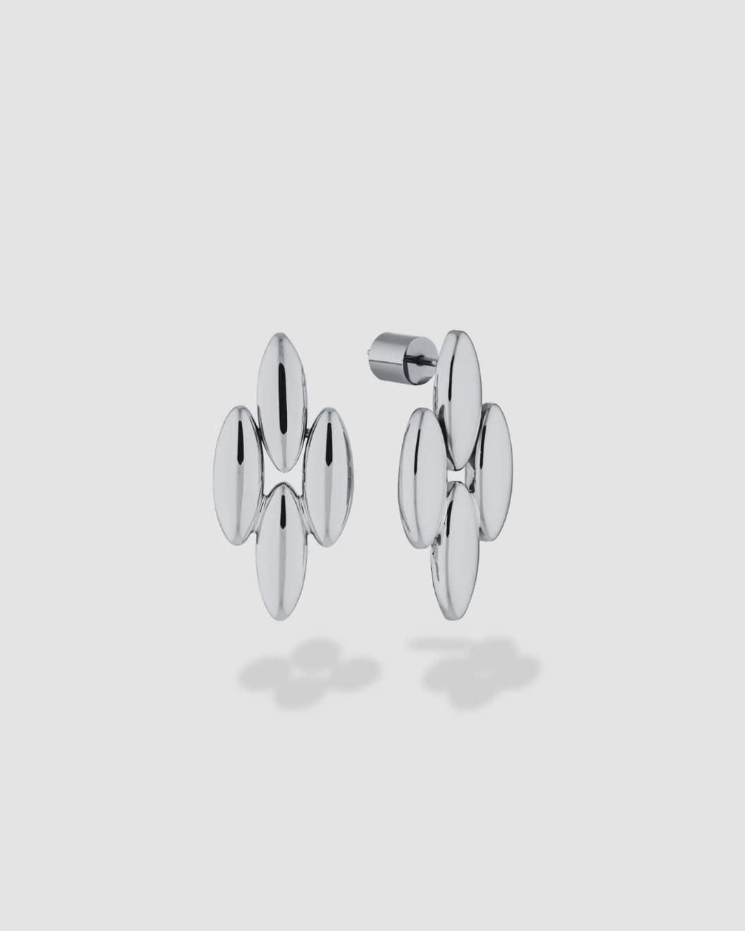 Gimme Earrings Seed Short Earrings - Silver