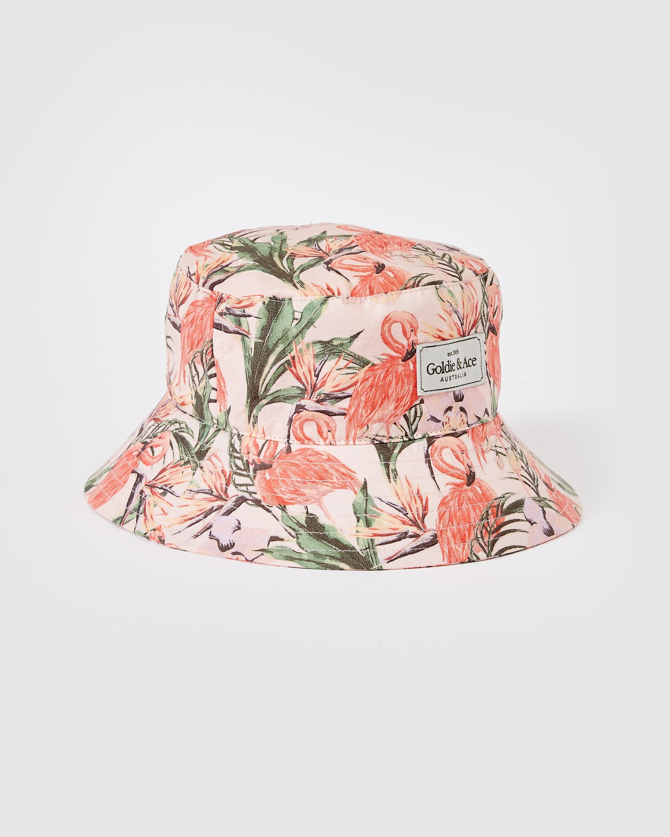 Goldie + Ace Hats/Headpieces Goldie + Ace | Goldie Cotton Bucket Hat - Flamingo Pink
