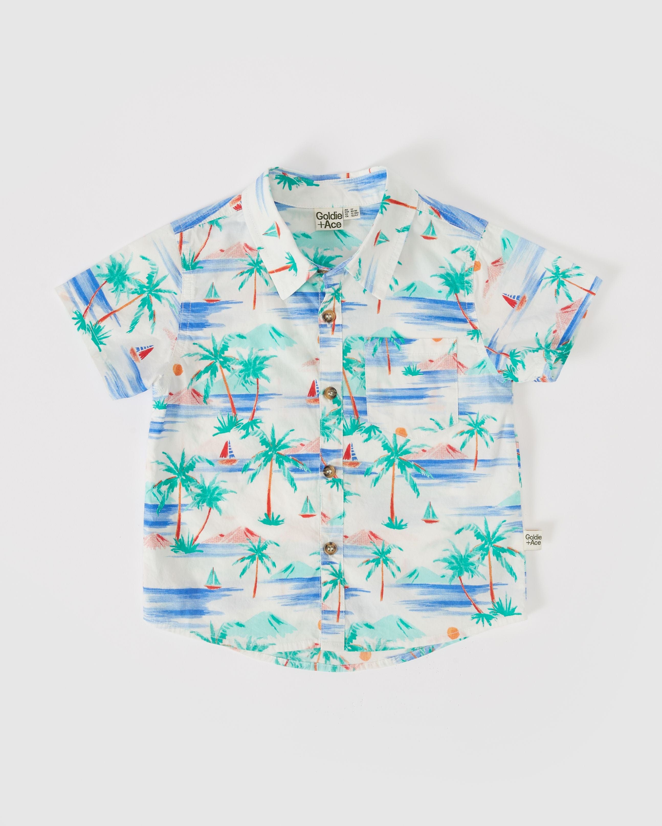 Goldie + Ace Kids Goldie + Ace | Holiday Cotton Shirt